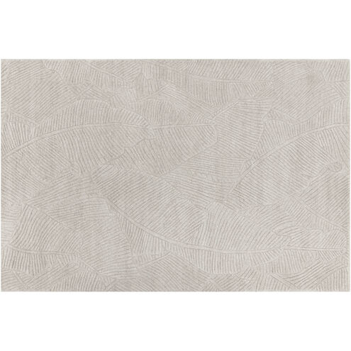 Calathea 108 X 72 inch Oatmeal Indoor Hand-Tufted Rug, Hand-Tufted